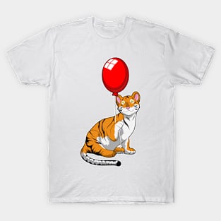 Tiger with Balloon T-Shirt